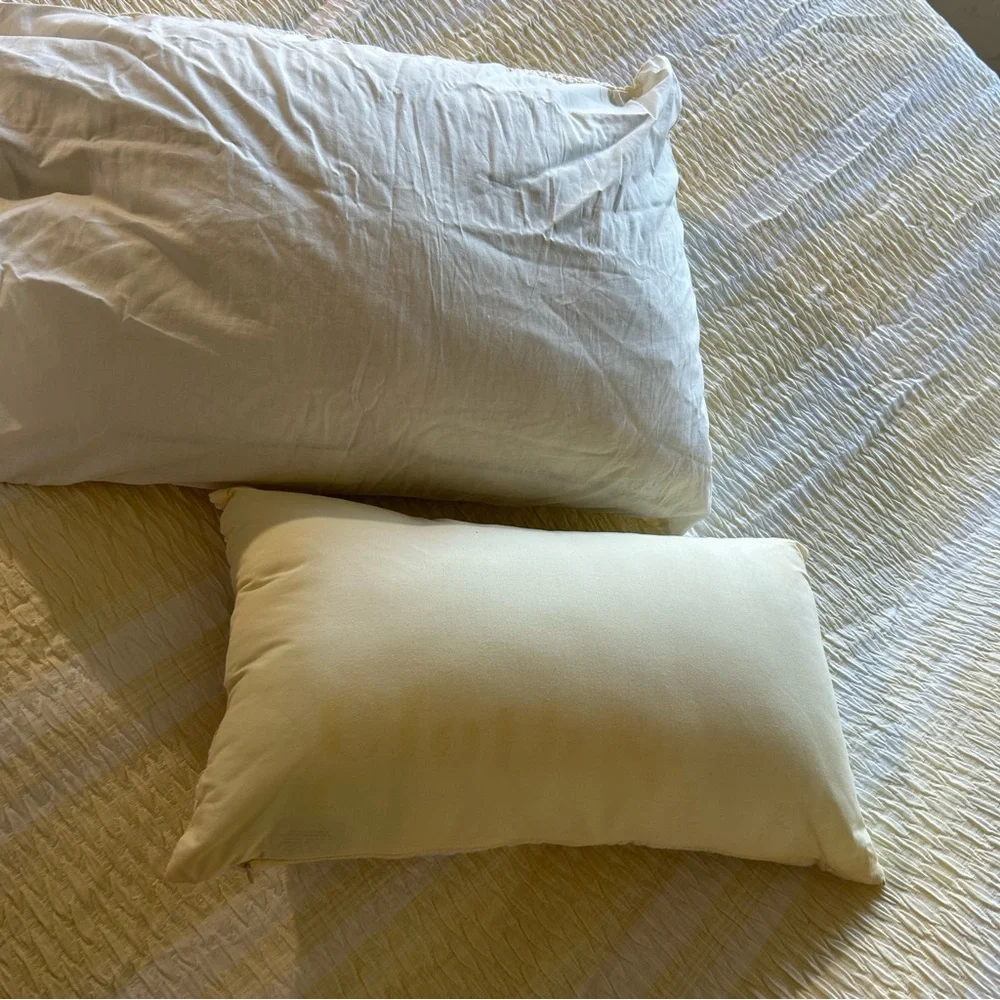 CLOTH & CANOPY Yellow White Stripe Queen Comforter Set 3pc #0911245